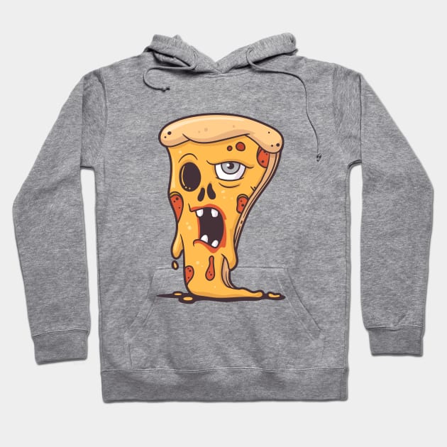 Zombie Pizza Hoodie by zoljo